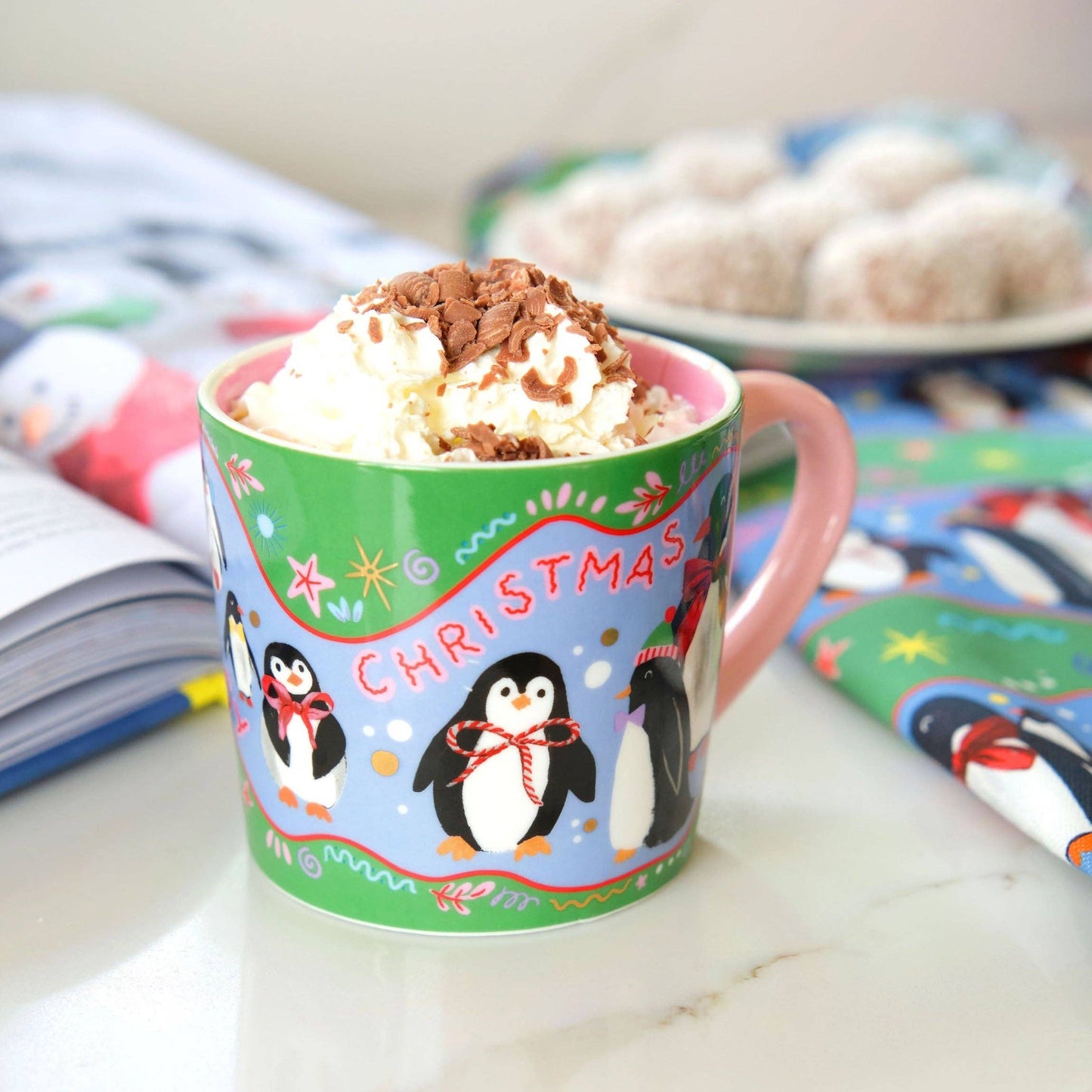 Eleanor Bowmer Christmas Mug - 'Have a Cosy Christmas' Penguin Mug