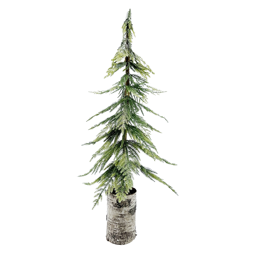 Viv! Christmas Tree - Slim w/ Gold Glitter - Green Gold - 68 cm