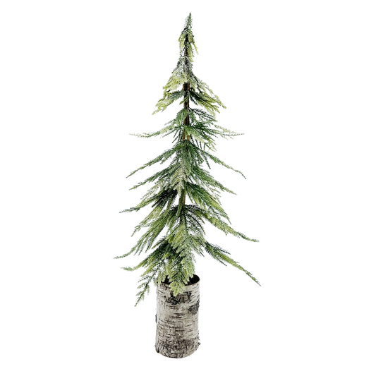 Viv! Christmas Tree - Slim w/ Gold Glitter - Green Gold - 68 cm