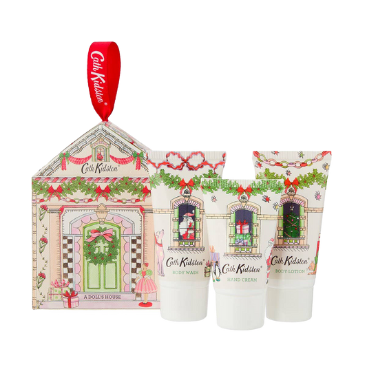 Cath Kidston Kerst Cadeauset voor Haar - Handcrème, Body Lotion en Douchegel