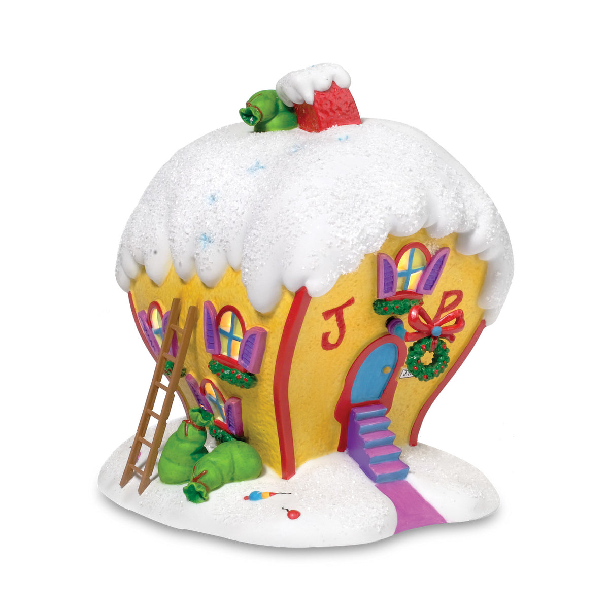 Department 56 The Grinch Village Christmas House - Cindy-Lou Who's House - 19cm | Delivery ± 3 weeks