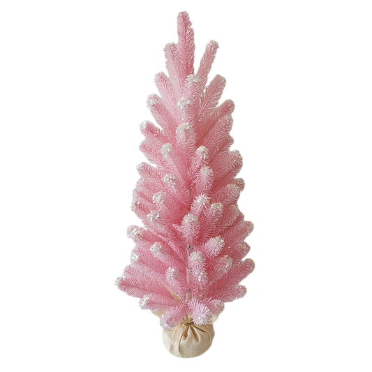 Viv! Christmas Kerstboom - Roze Kerstboom met Glitters - 90cm