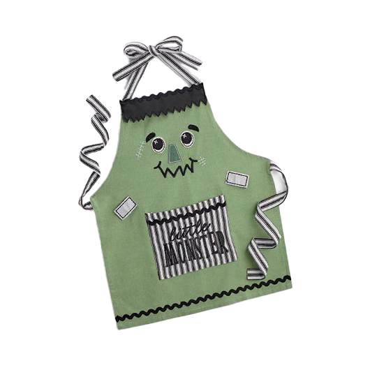 Viv! Christmas Kitchen Textiles - Frankenstein Halloween Kitchen Apron - Children - Cotton