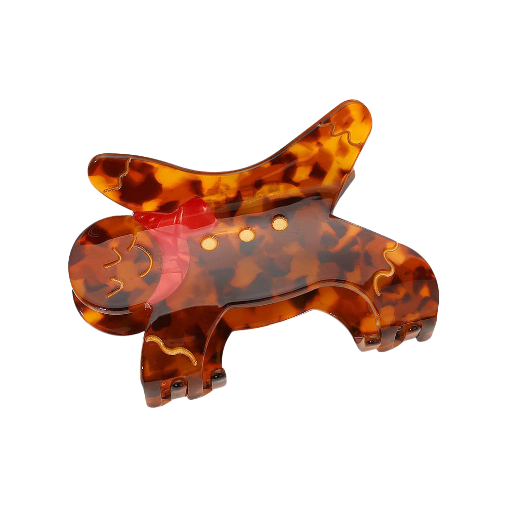 Viv! Christmas Kerst Haarclip - Gingerbread Man