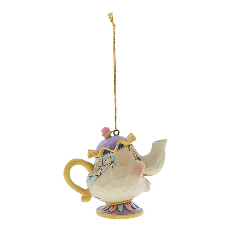 Disney Traditions by Jim Shore Christmas Ornament - Mrs. Potts & Chip - 7.5cm | Delivery ± 3 weeks