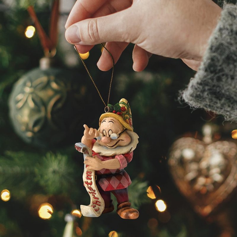 Disney Traditions by Jim Shore Christmas Ornament - Snow White Doc - 7cm | Delivery ± 3 weeks