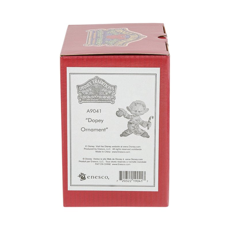 Disney Traditions by Jim Shore Christmas Ornament - Snow White Dopey - 6.5cm | Delivery ± 3 weeks