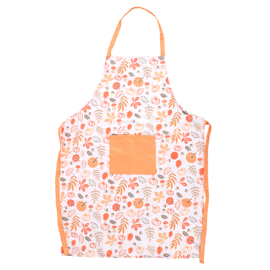 Viv! Christmas Herfst Keukenschort - Herfstbladeren en Pompoenen Schort - volwassene - katoen
