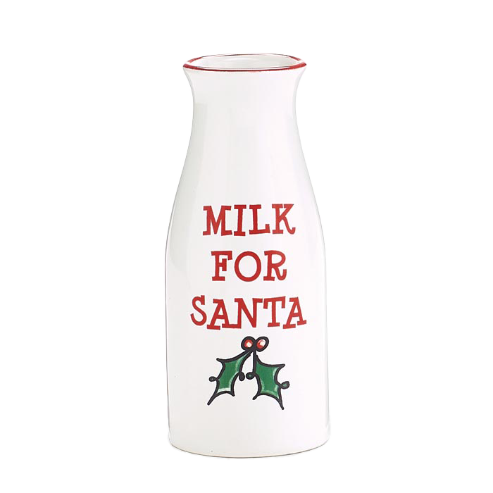 Viv! Christmas Kerstservies - Mrs Santa Claus Koekjes en Melk - set van 2 - geschenkset