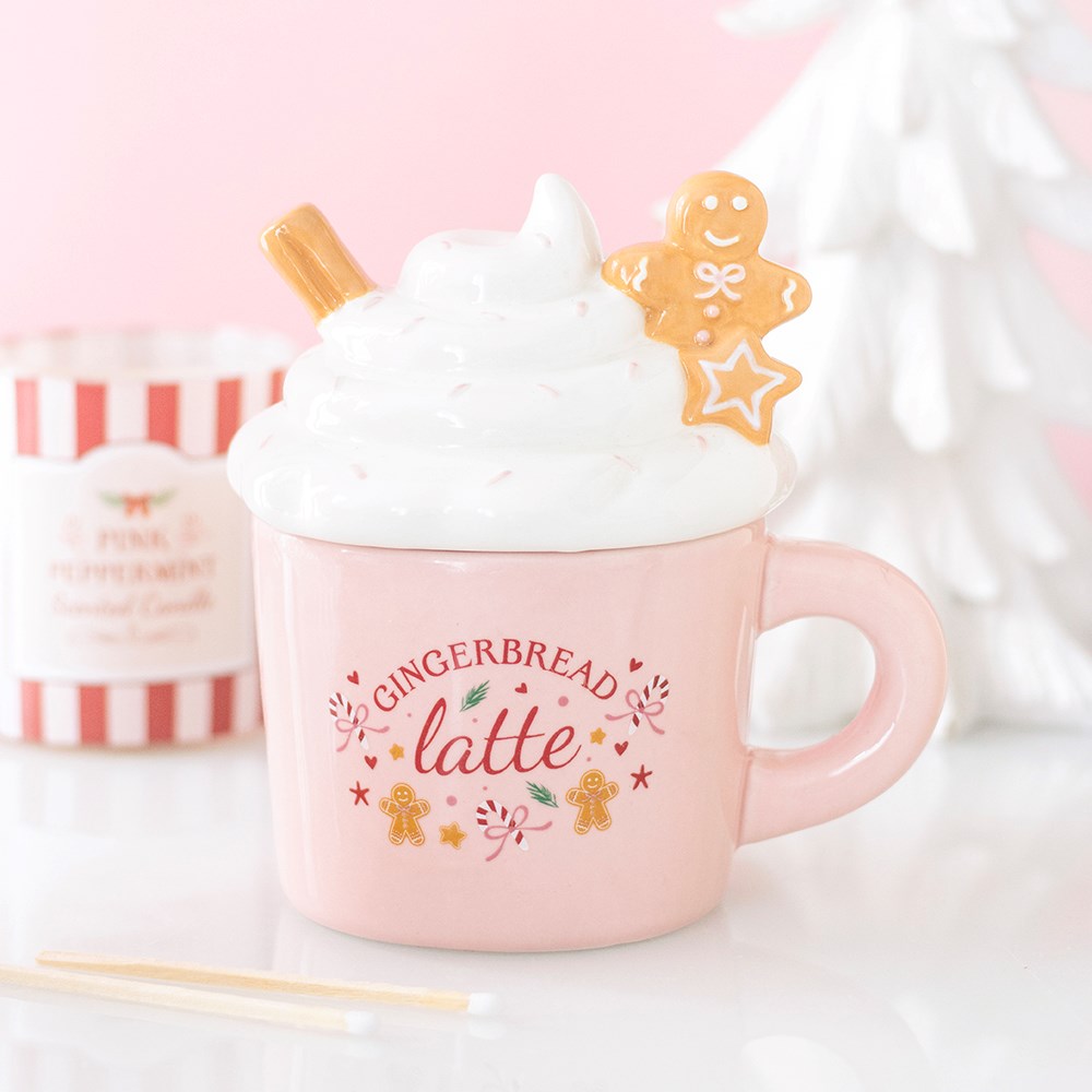 Viv! Christmas Oil & Wax Melt Burner - Pink Gingerbread Latte