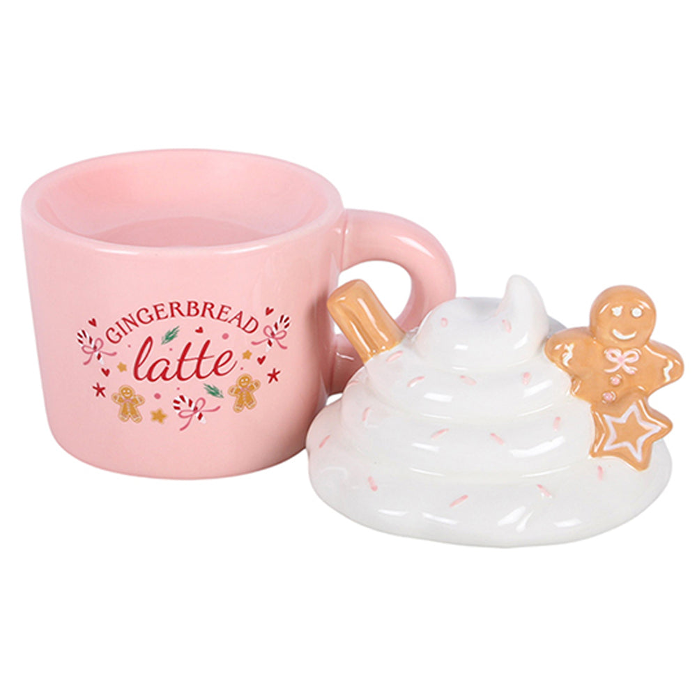Viv! Christmas Weihnachts-Duftlampe - Rosa Lebkuchen-Latte - für Duftöl & Wax Melts