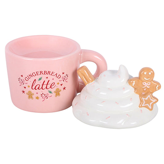 Viv! Christmas Kerst Geurbrander - Roze Gingerbread Latte - Olie & Wax Melt Brander