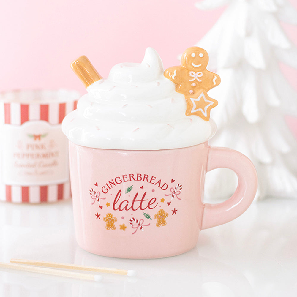 Viv! Christmas Weihnachts-Duftlampe - Rosa Lebkuchen-Latte - für Duftöl & Wax Melts
