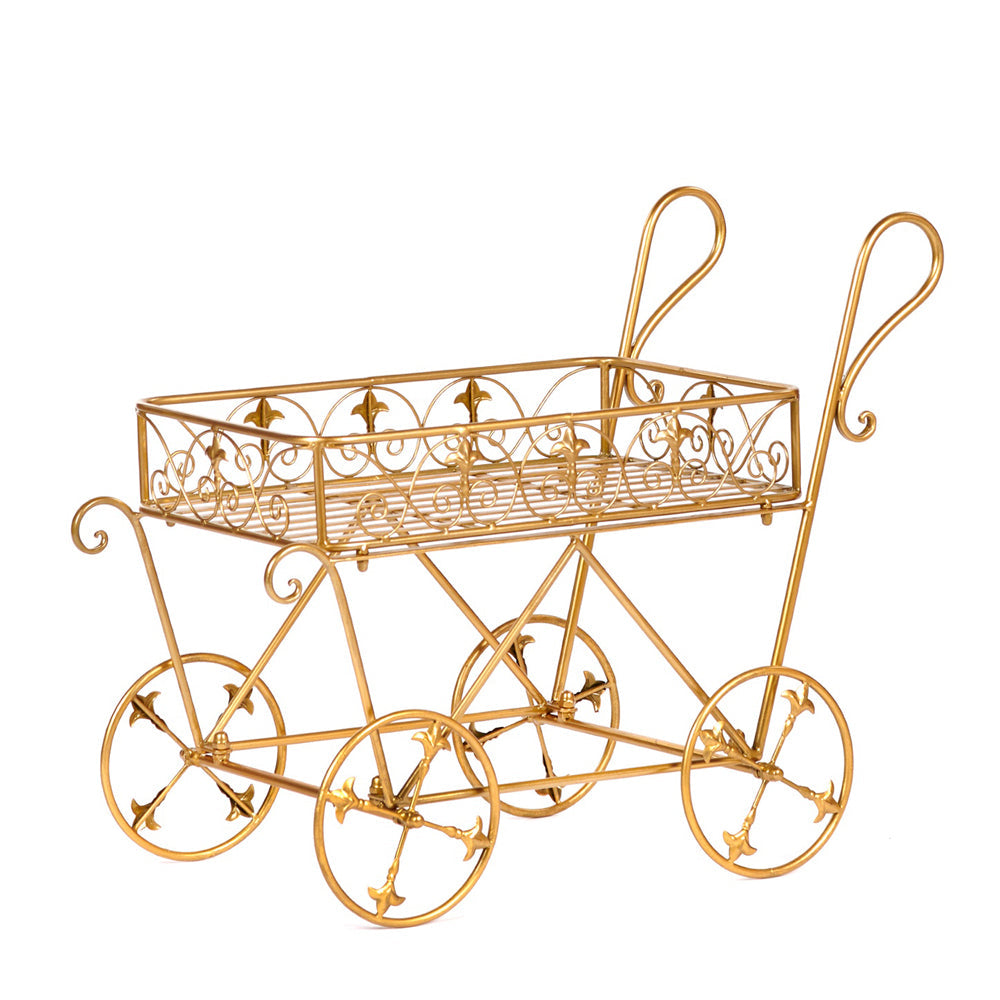 Goodwill M&G Kerst Display - XL Metalen Bloemenkar - 67cm