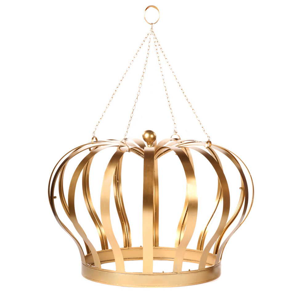 Goodwill M&G Kerst Display - XXL Hangende Metalen Kroon - 150cm