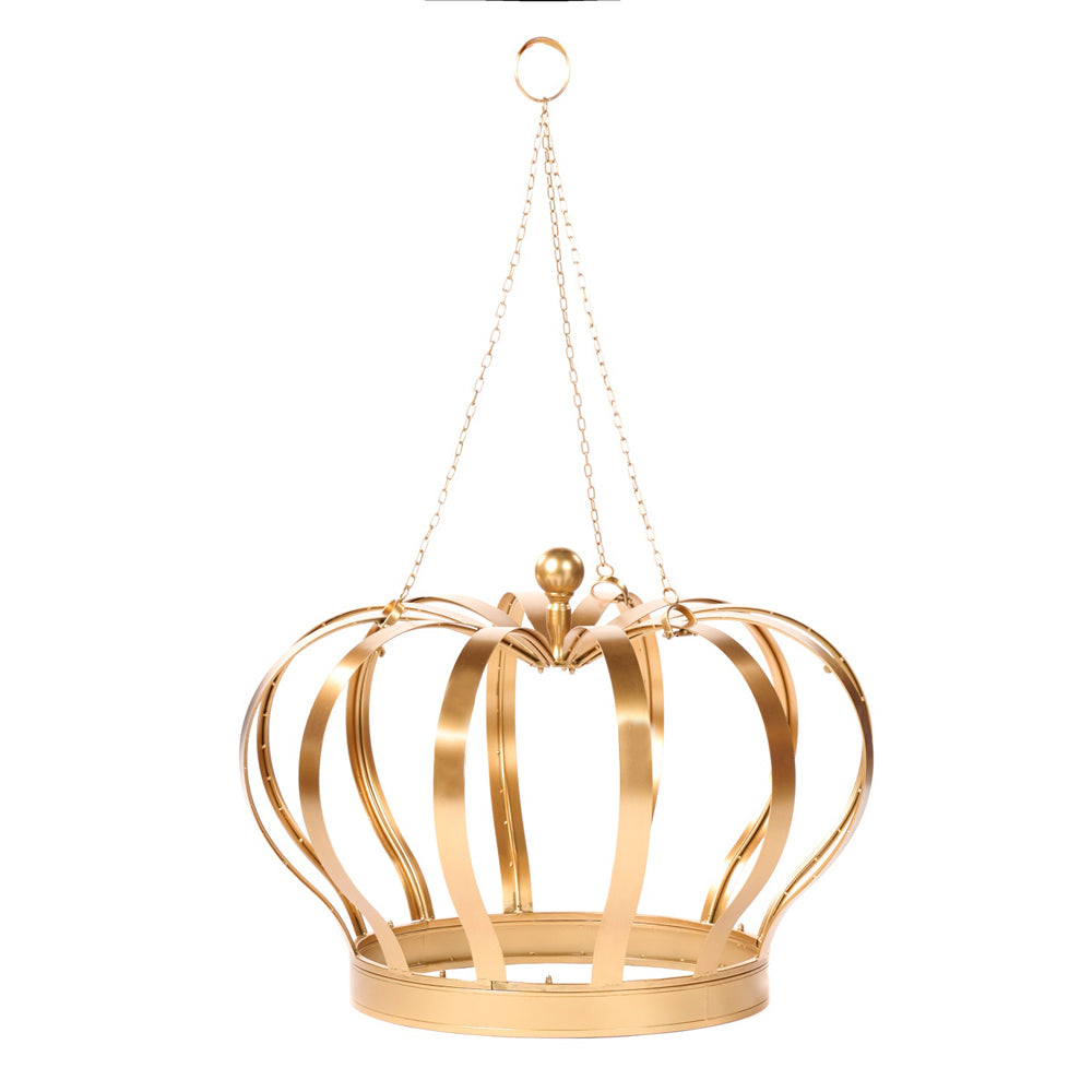 Goodwill M&G Kerst Display - XL Hangende Metalen Kroon - 100cm