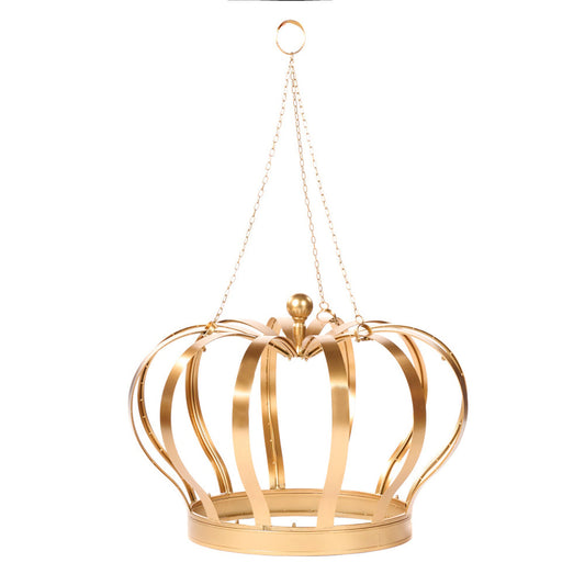 Goodwill M&G Kerst Display - XL Hangende Metalen Kroon - 100cm