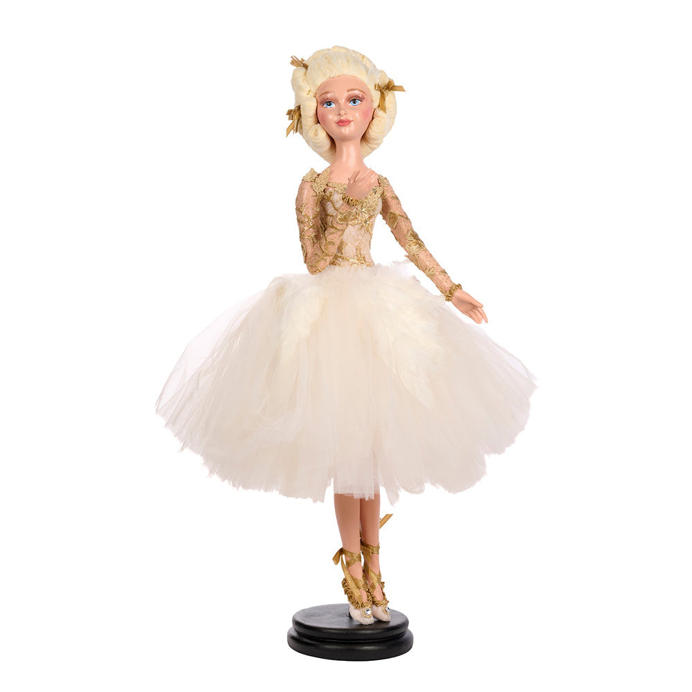 Goodwill M&G Kerstbeeld - Swan Queen Ballerina Doll w/ Stand - 67cm