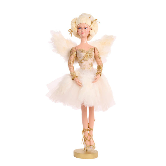 Goodwill M&G Kerstbeeld - Swan Queen Ballerina Angel on Base - 46cm