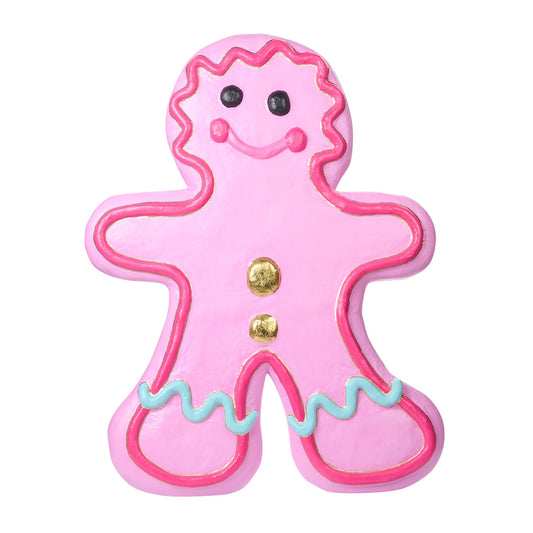 Goodwill M&G XXL Weihnachtsdeko - Trendy Candy Lebkuchenfigur - Rosa - 121 cm