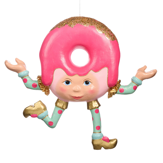 Goodwill M&G Christmas Display - Trendy Candy XL Donut Figure - Pink Blue - 91 cm