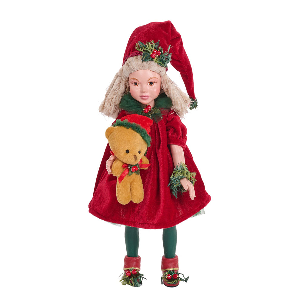 Goodwill M&G Kerstbeeld - Woodland Bedtime Girl Doll - 44cm