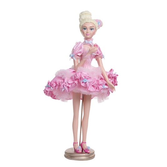Goodwill M&G Weihnachtsfigur - Cotton Candy Carnival Stehende Puppe - Rosa - 68 cm