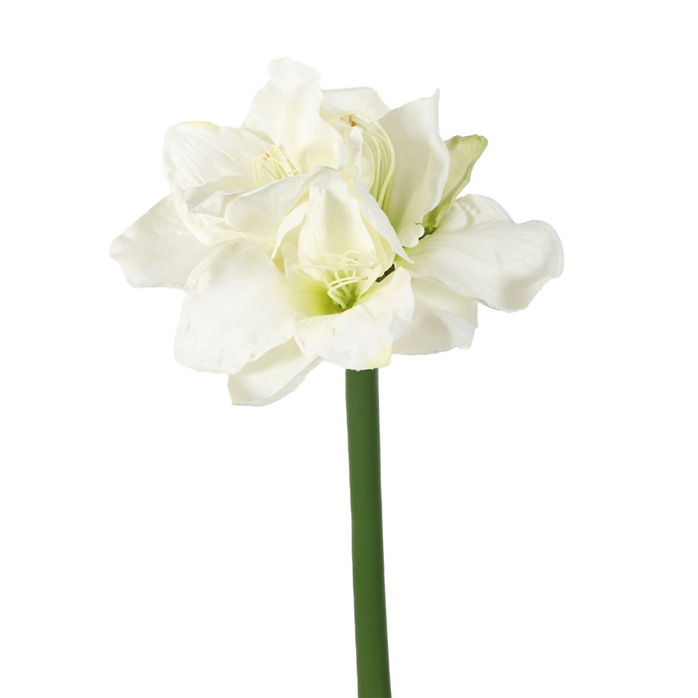 Viv! Christmas Amaryllis - zijden bloem - wit - 71cm