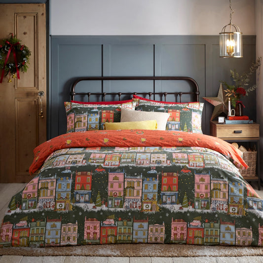 Viv! Christmas Kerst Dekbedovertrek - Christmas Spirit - Reversible