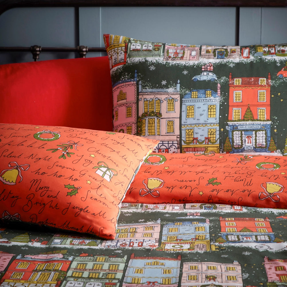 Viv! Christmas Duvet Cover Set - Christmas Spirit - Reversible