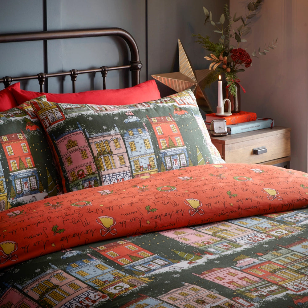 Viv! Christmas Duvet Cover Set - Christmas Spirit - Reversible