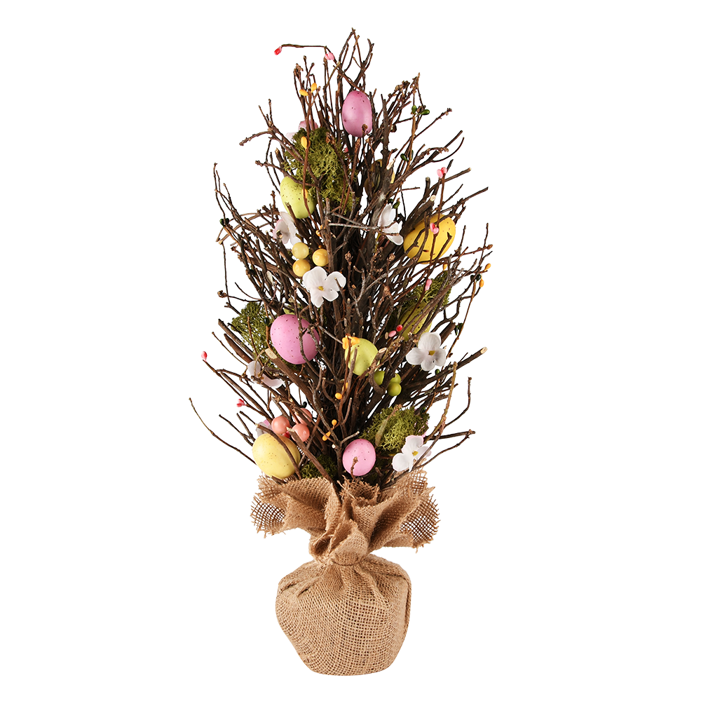 Viv! Christmas Easter Decoration - Tree with Branches and Eggs - 54cm - PICK-UP ONLY!