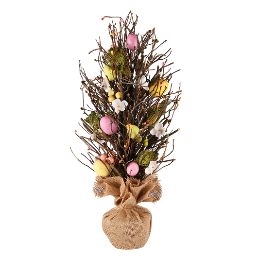 Viv! Christmas Easter Decoration - Tree with Branches and Eggs - 54cm - PICK-UP ONLY!