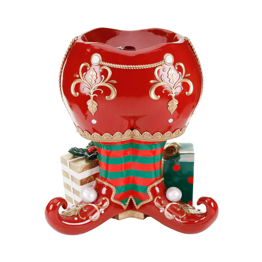Goodwill M&G Weihnachtsbaumständer - Elfenhose - Rot Grün - 66 cm