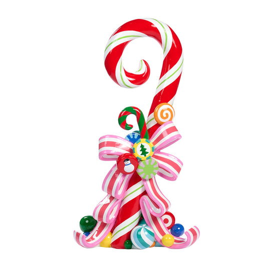 Goodwill M&G Christmas Display - Candyland XXL Candy Cane - Red Pink - 117 cm