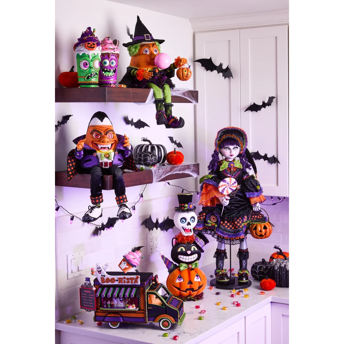 Katherine's Collection Halloween - Ghoulish Gathering - Boo-Rista Truck - 38cm