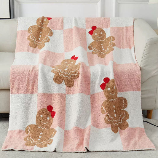 Viv! Christmas Kerst Deken - Gingerbread Girl