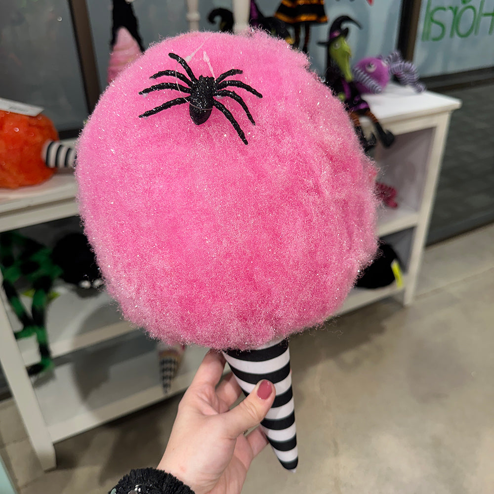 Viv! Christmas Halloween Decor - Pink Glitter Cotton Candy - 36cm