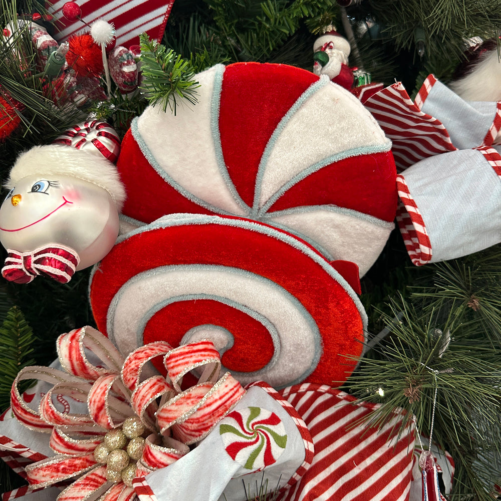 Viv! Christmas Pick - Peppermint Lollipops - Set of 2 - Red White Blue - 61 cm