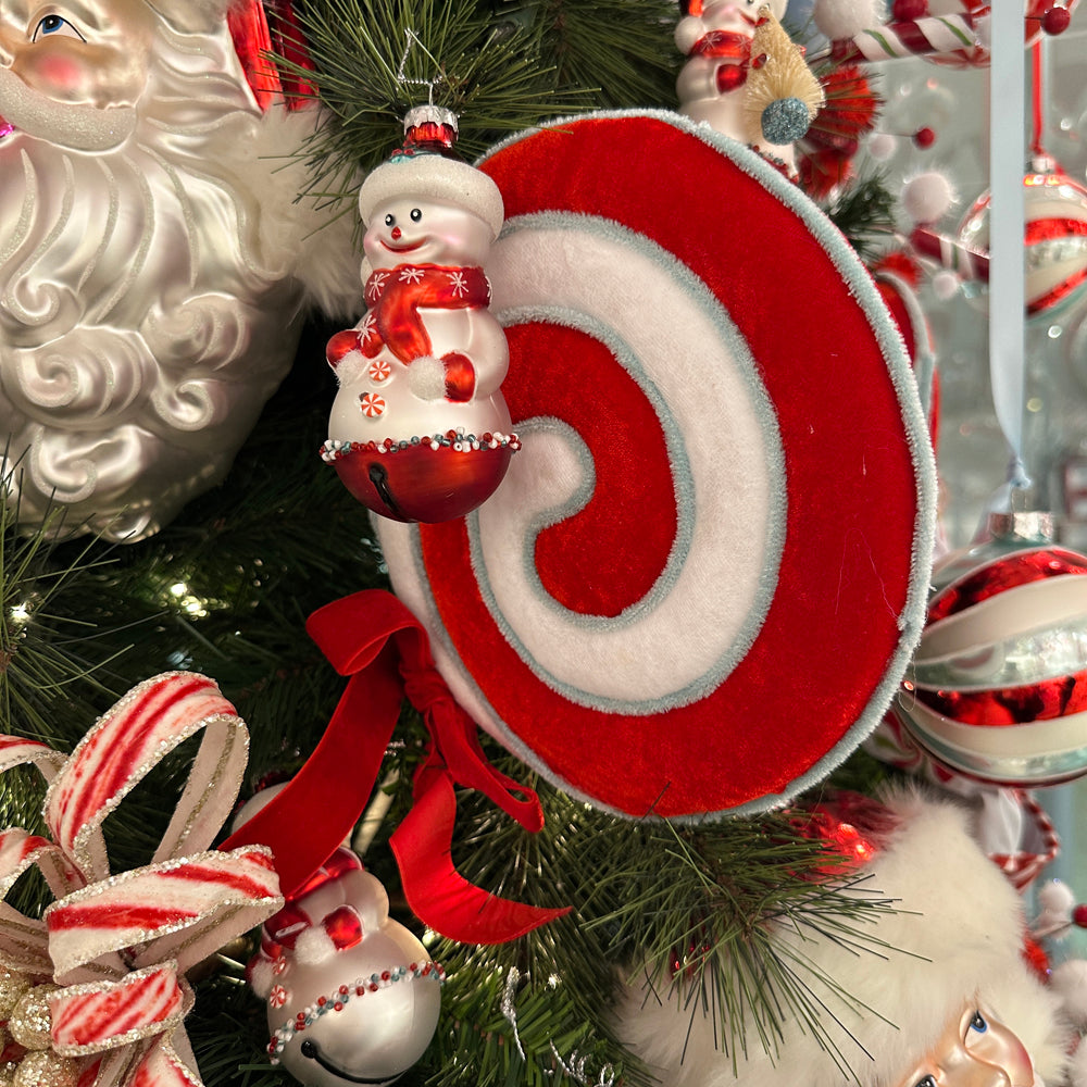 Viv! Christmas Pick - Peppermint Lollipops - Set of 2 - Red White Blue - 61 cm