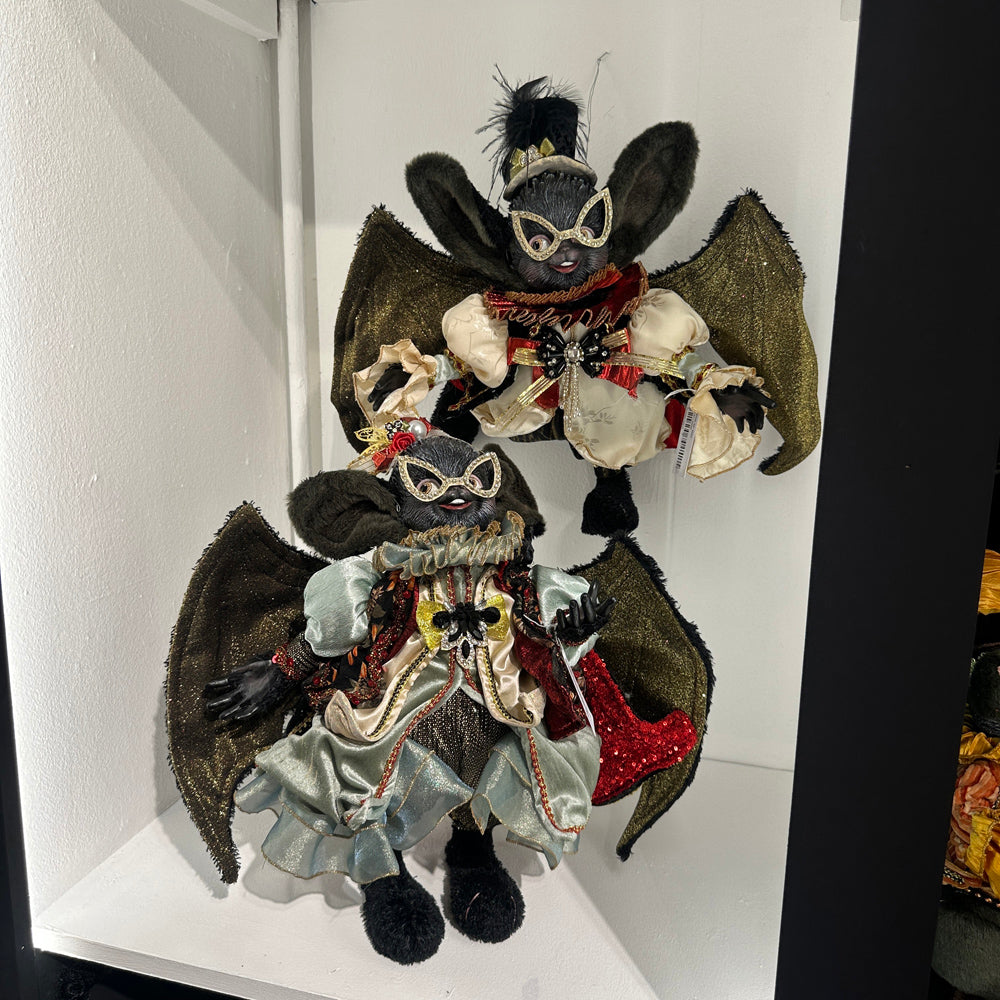 Mark Roberts Halloween Deko - Vampire Bat Doll - 2er-Set - 45 cm
