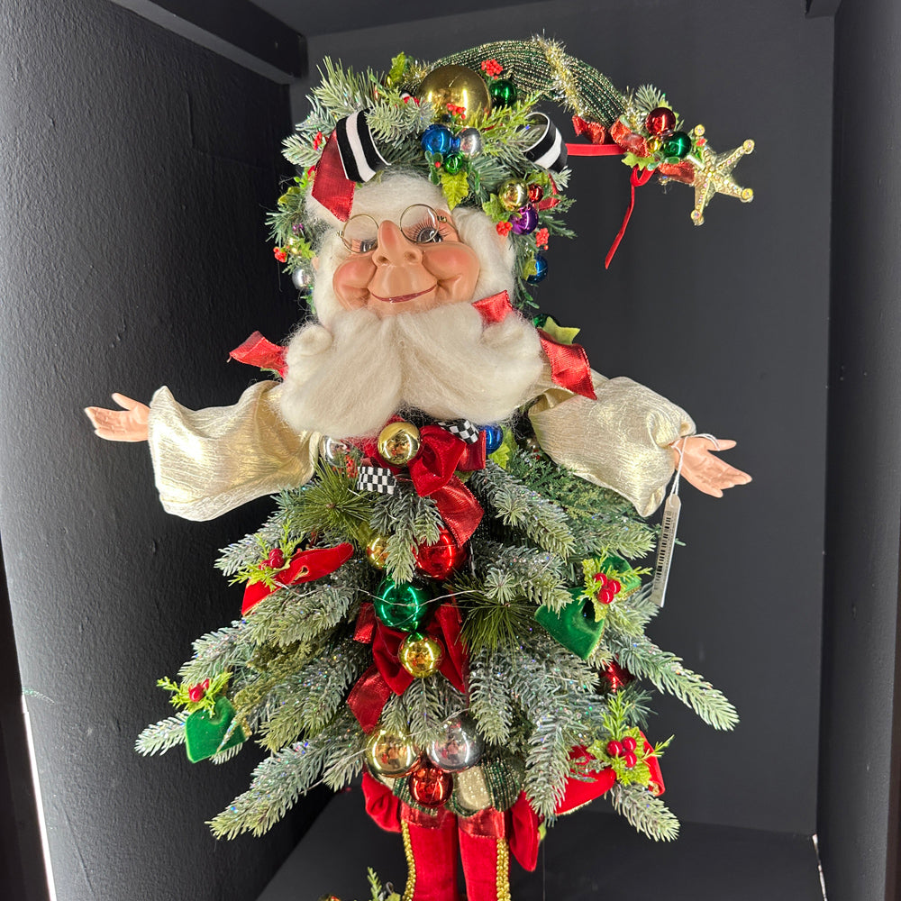 Mark Roberts Christmas Figurine - Medium Xmas Tree Elf Doll W/Lights - 70cm