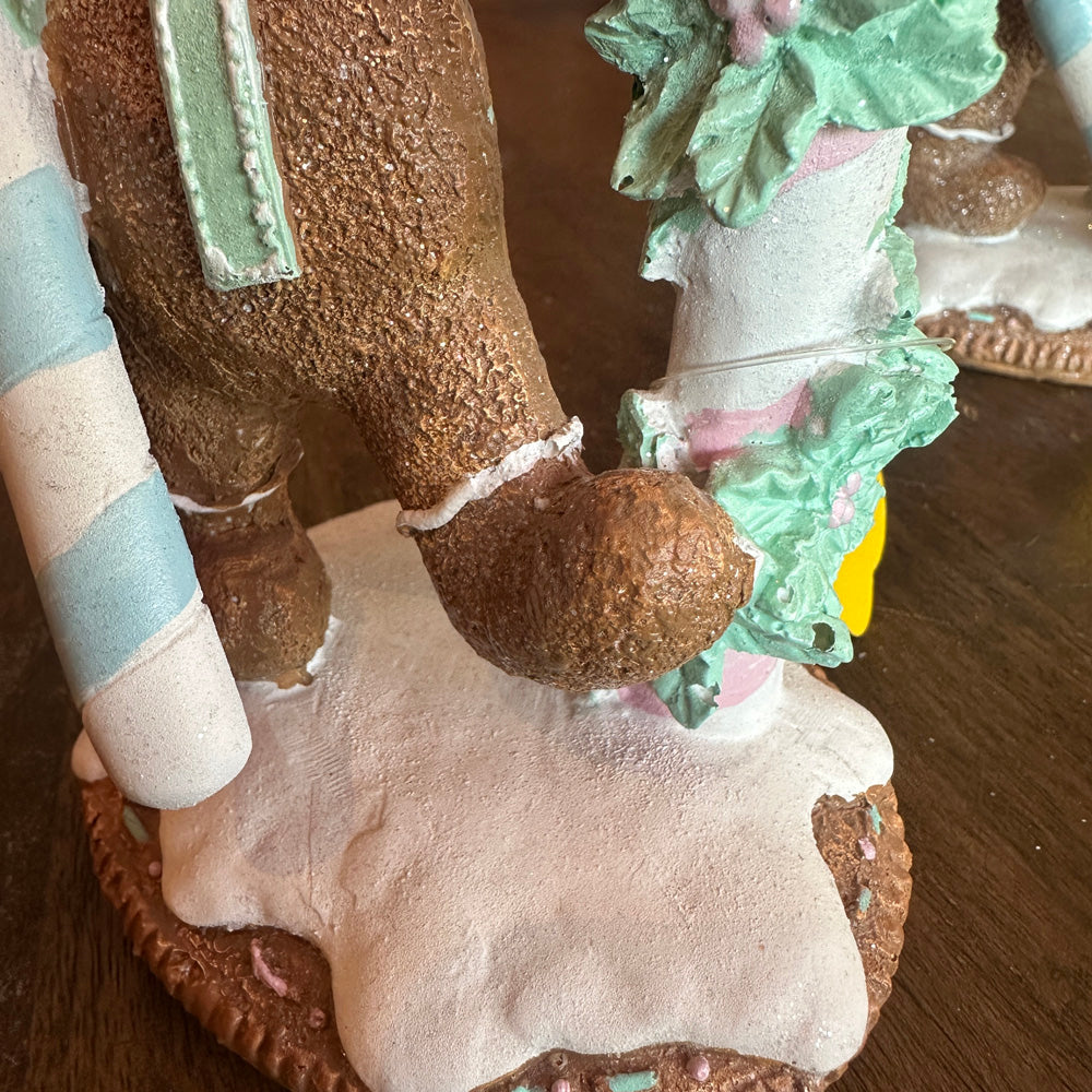 B-GRADE: Viv! Christmas Christmas Figure - Gingerbread 'Candy Lane' Mailbox - pastel - 25cm