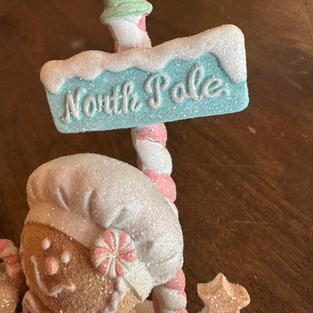 B-GRADE: Viv! Christmas Christmas Figure - 'North Pole' Gingerbread Chef - pastel - 16.5cm