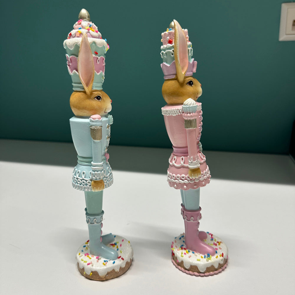 B-GRADE: Goodwill M&G Easter Decoration - Easter Bunny Nutcracker - set of 2 - 26cm