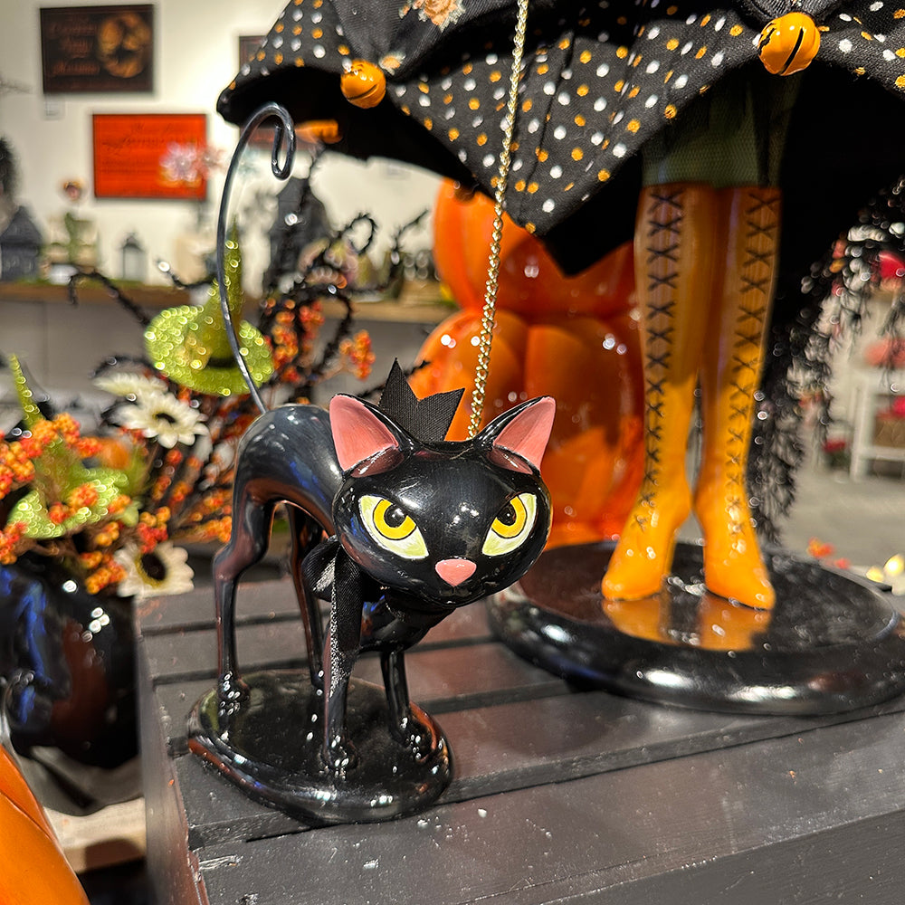 Goodwill M&G Halloween Decor - XL Witch with Cat - 90cm