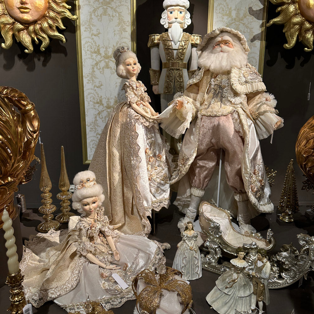 Goodwill M&G Christmas Tabletop Figure - Standing Sun Queen Lady Doll with Stand - 62 cm