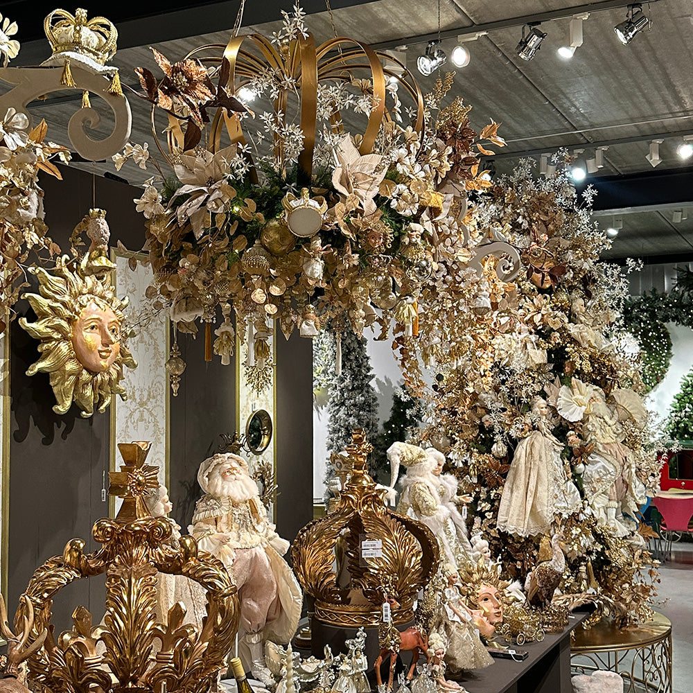 Goodwill M&G Christmas Display - XL Hanging Metal Crown - 100cm