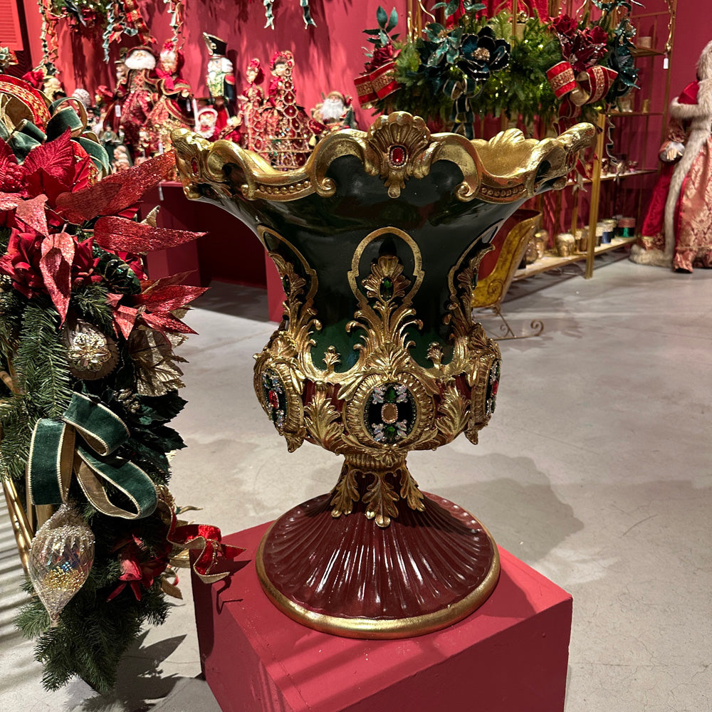 Goodwill M&G Christmas Decoration - XXL Jewel Ornamental Vase / Planter - 70cm