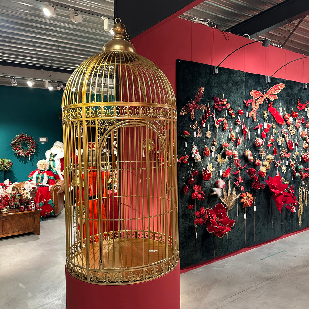 Goodwill M&G Kerst Display - XXL Metalen Vogelkooi - 238cm
